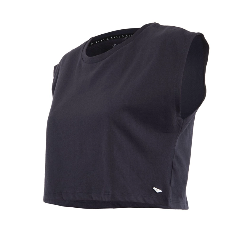 POLERA KIDS CROP TOP DARK GREY PALM CALIFORNIA - 2