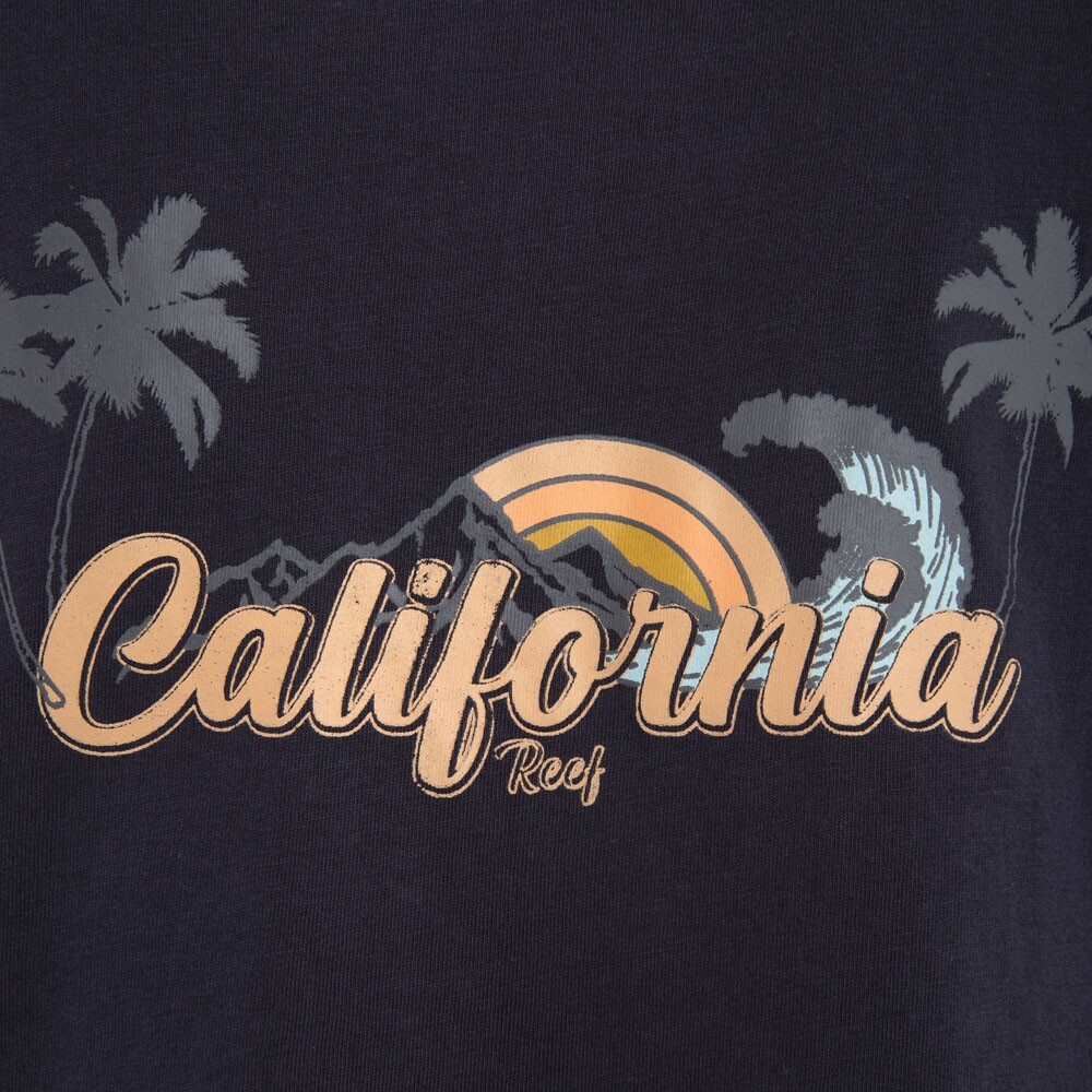 POLERA KIDS CROP TOP DARK GREY PALM CALIFORNIA - 4