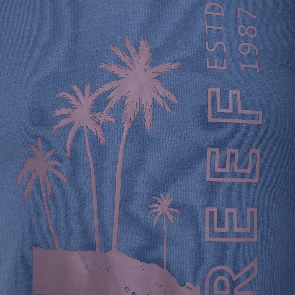 POLERA KIDS PALM BLUE BURGUNDY - 4
