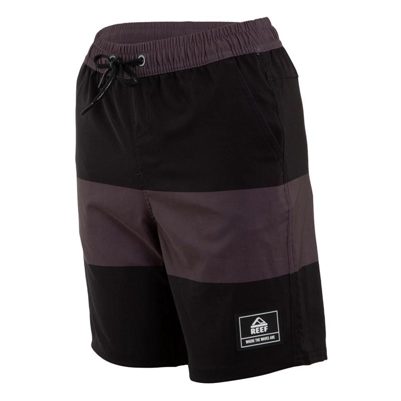 TRAJE DE BAÑO KIDS STRIPS BLACK BROWN - 2