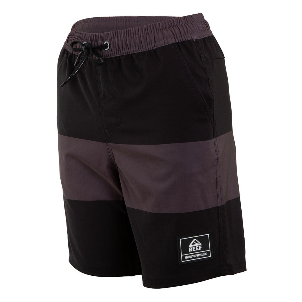 TRAJE DE BAÑO KIDS STRIPS BLACK BROWN - 2