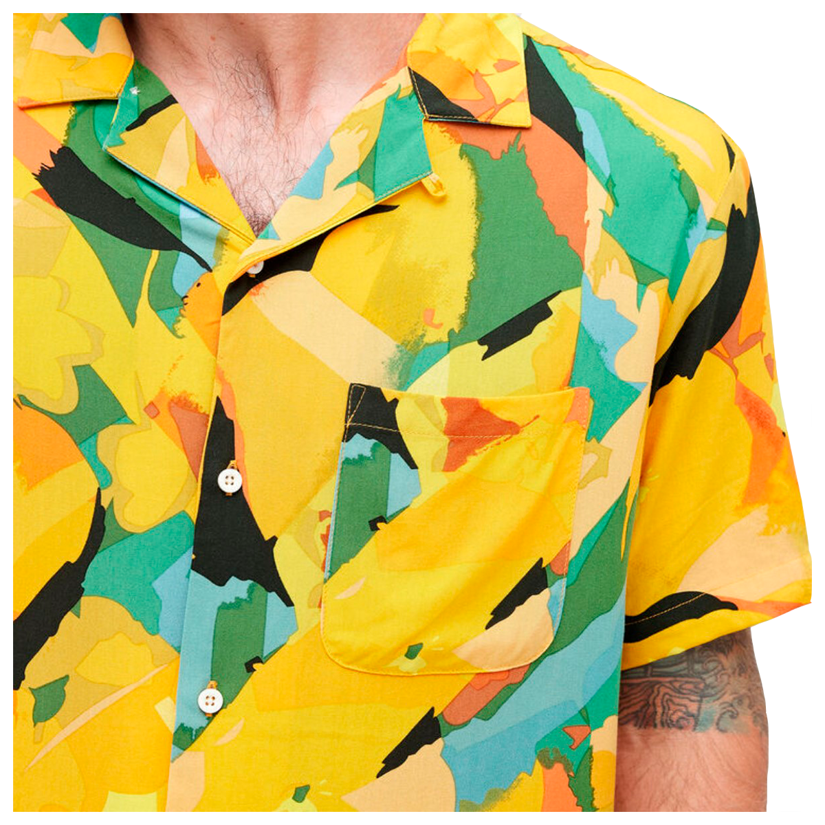 CAMISA STANCE YOTO BUTTON UP TROPICAL - 4