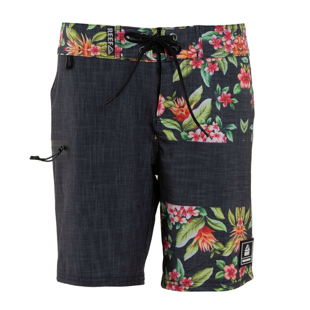 TRAJE DE BAÑO KIDS BLACK FLORAL - 1