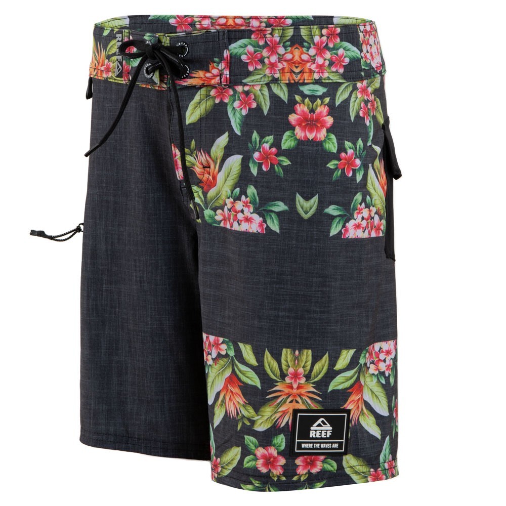 TRAJE DE BAÑO KIDS BLACK FLORAL - 2