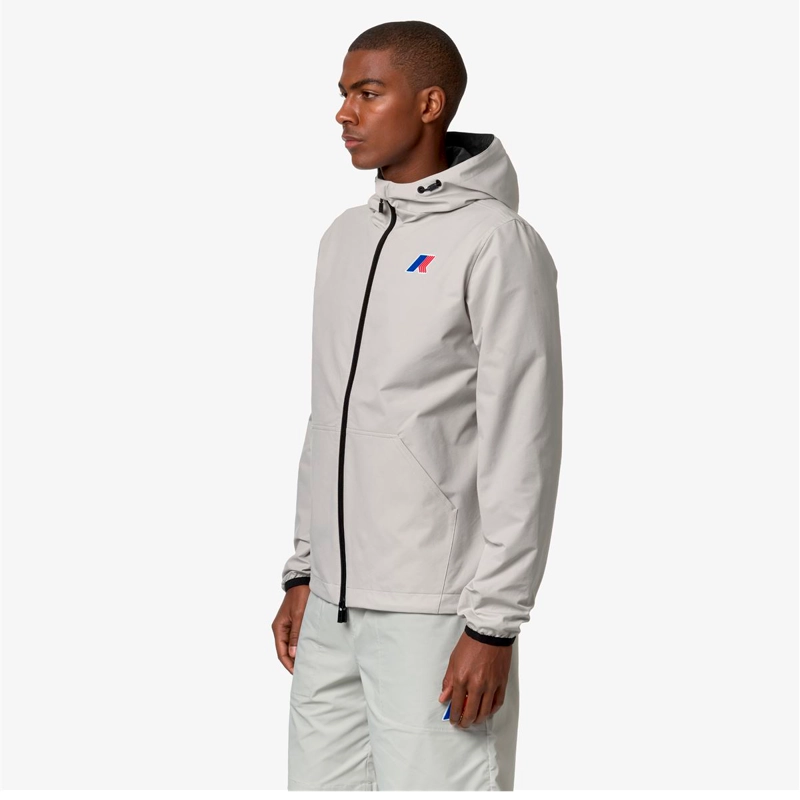 CHAQUETA REVERSIBLE K-WAY LEONARDO FIORAVANTI ANTHONY BEIGE - 4