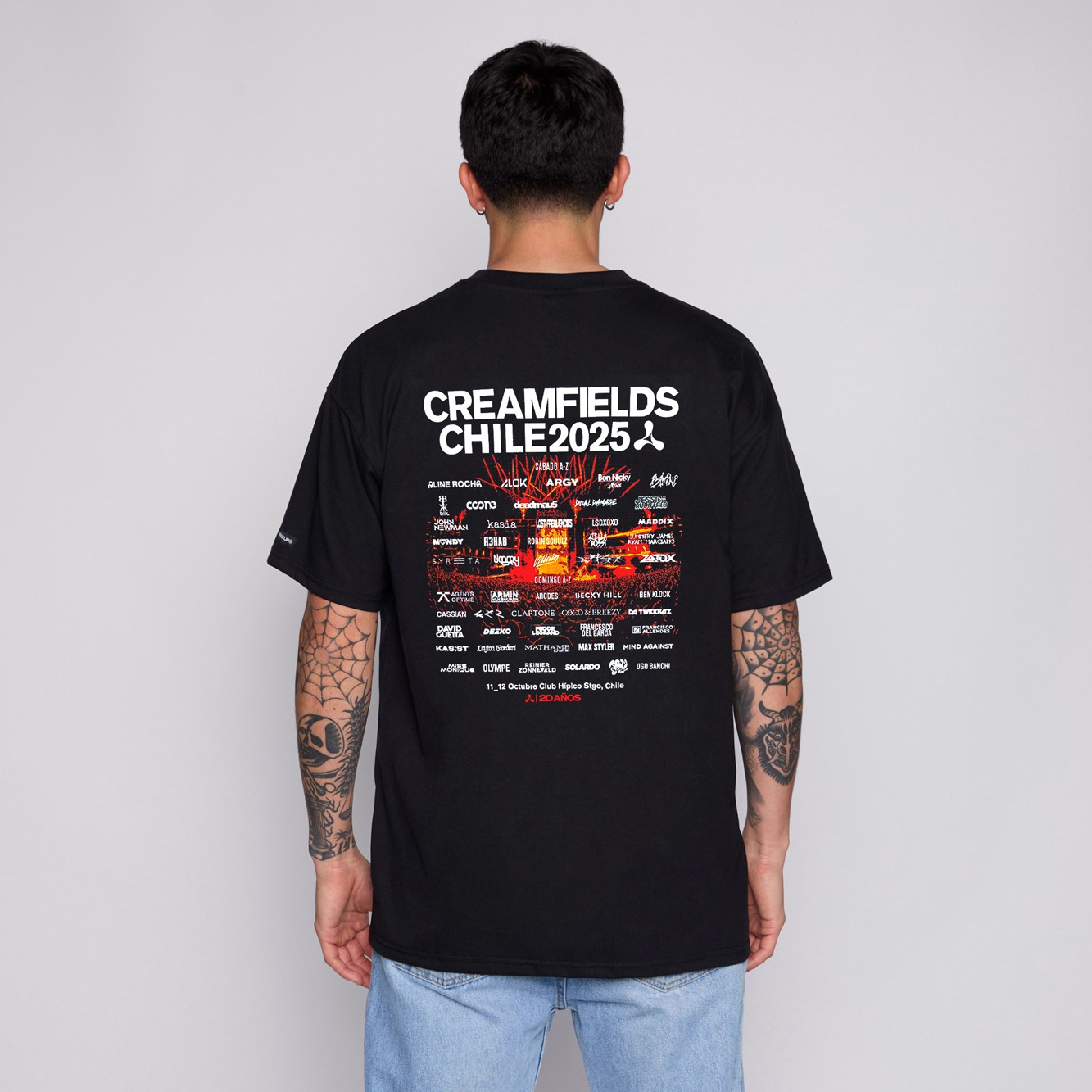 POLERA CREAMFIELDS X WHATUP BLACK LINE UP - 2