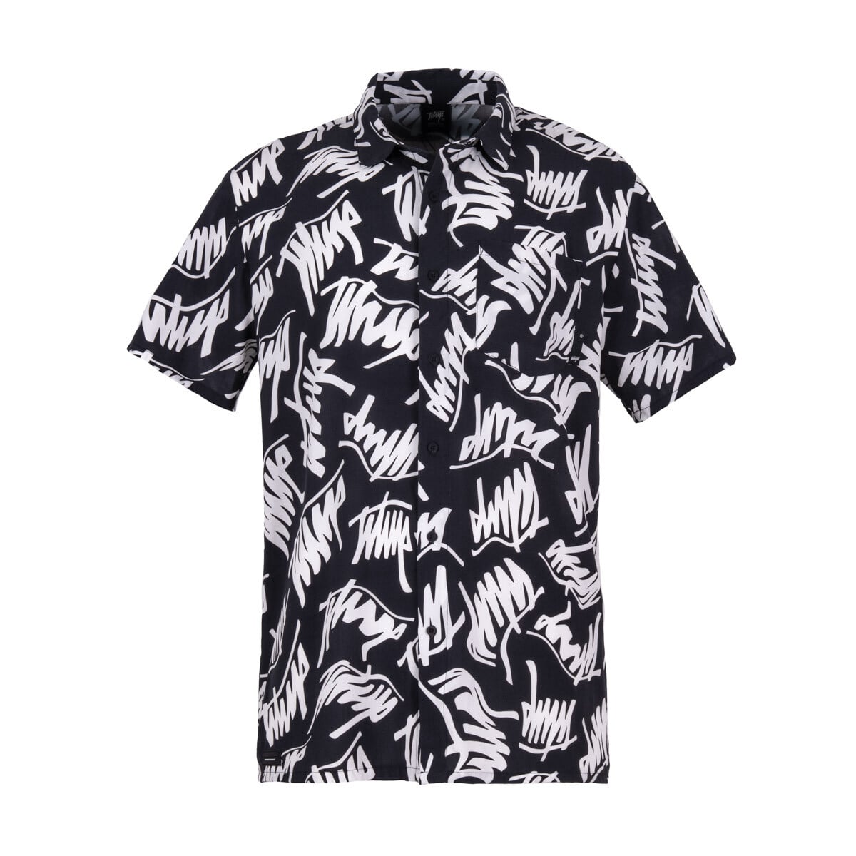 CAMISA WHATUP HOMBRE LOGO NEGRO - 1