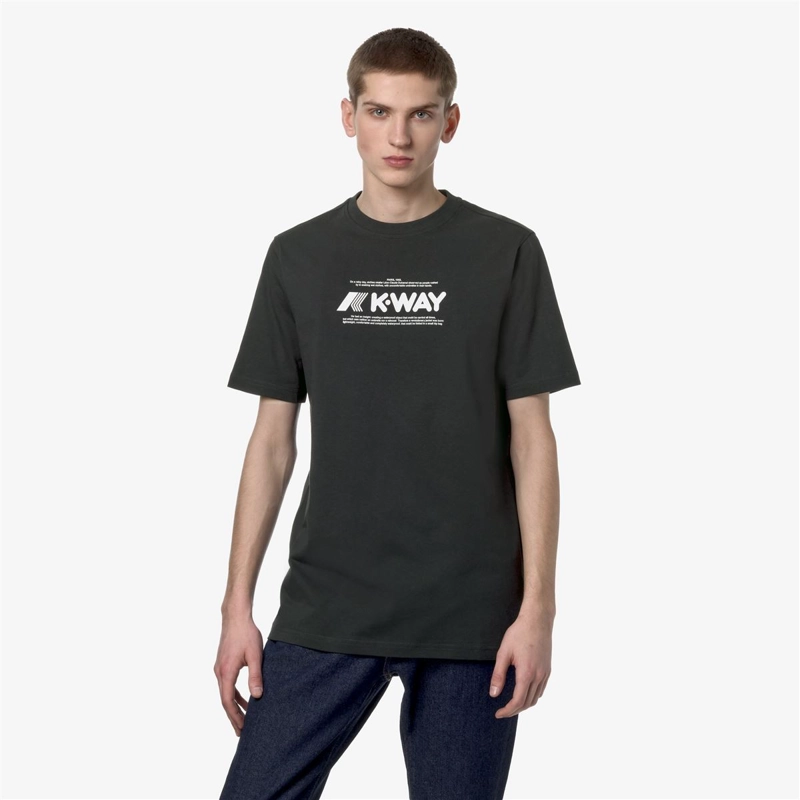 POLERA K-WAY MEN ODOM TYPO BLACK PURE - 2
