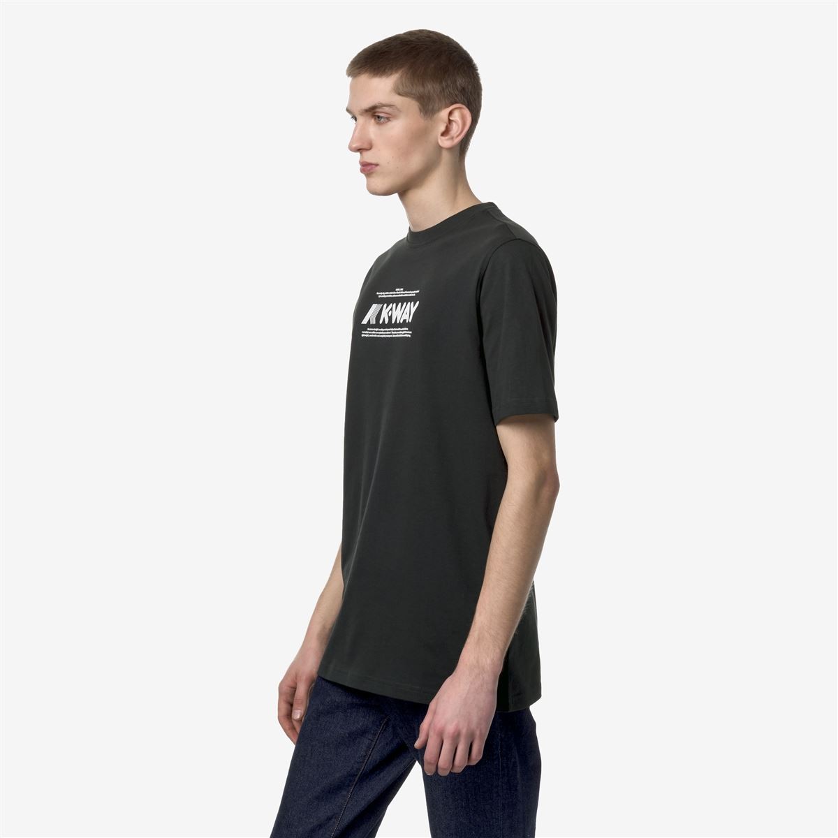POLERA K-WAY MEN ODOM TYPO BLACK PURE - 3