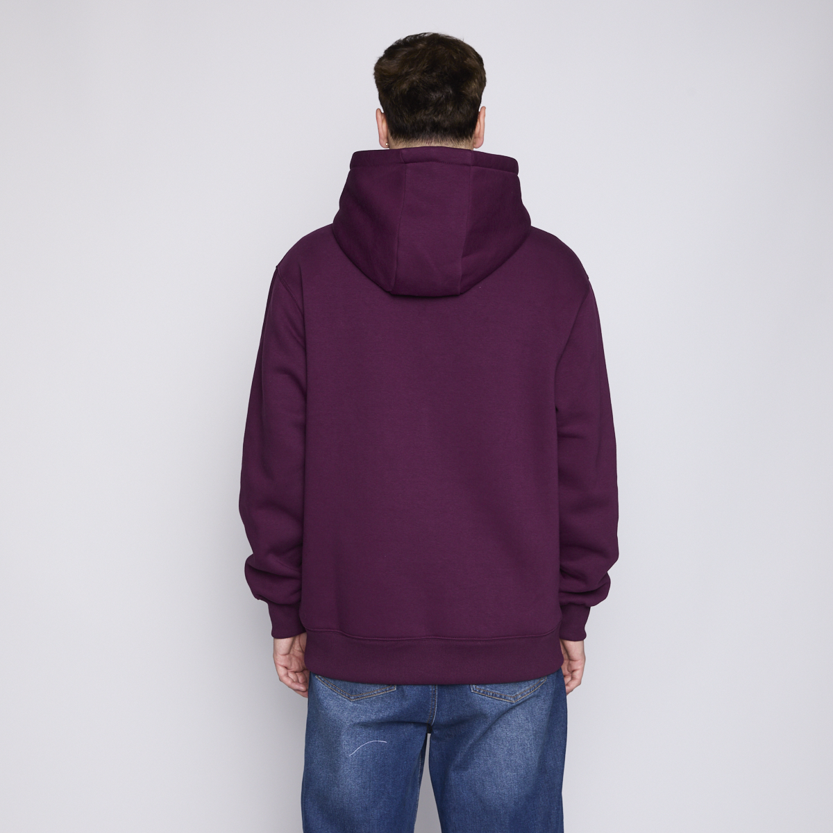 POLERON WHATUP HOMBRE HOODIE PURPLE WHITE - 2