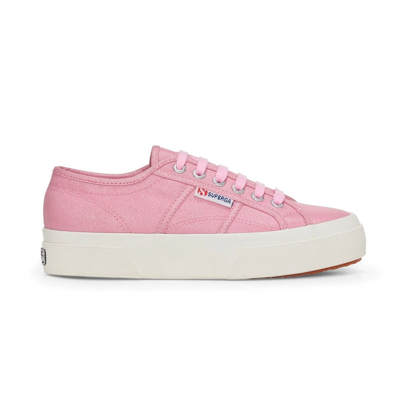 ZAPATILLA 2740 PLATFORM LAME PINK NOSE F AVORIO - 1