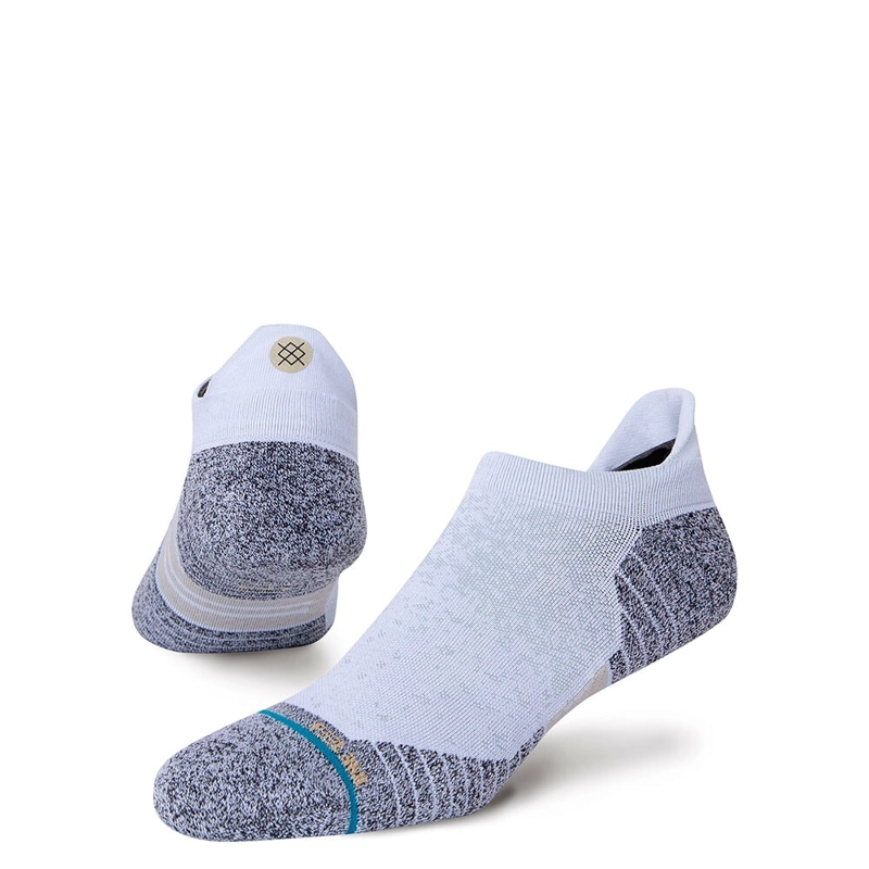 STANCE SOCK RUN TAB MEN WHITE - 1