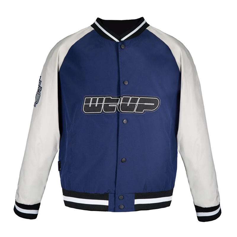 CHAQUETA WHATUP HOMBRE VARSITY BUTTONS BLUE - 1