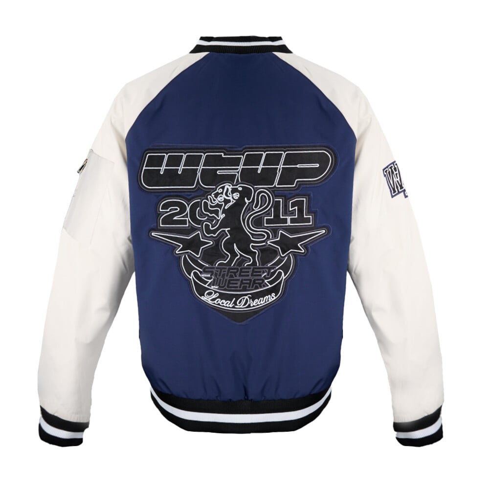 CHAQUETA WHATUP HOMBRE VARSITY BUTTONS BLUE - 2