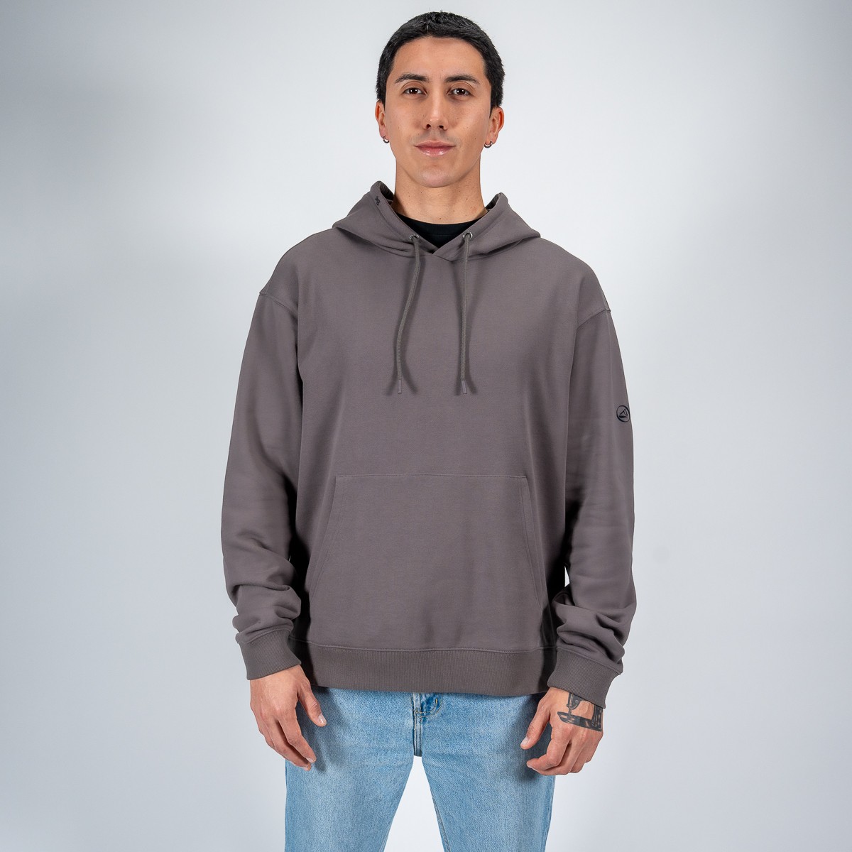 POLERON REEF MEN HOODIE SINCE 84 DARK GREY - 1