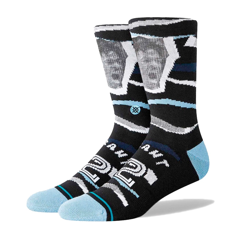 STANCE SOCK MEN NBA FAXED MORANT BLACK - 1