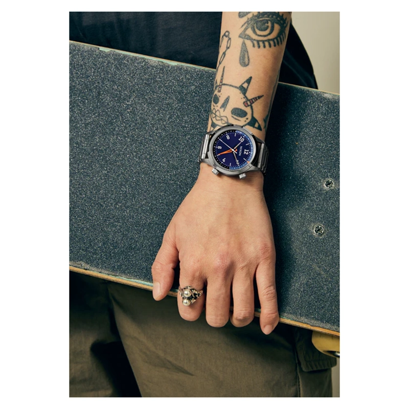 RELOJ DRIFTER 40 SILVER MIDNIGHT SUNRAY - 8