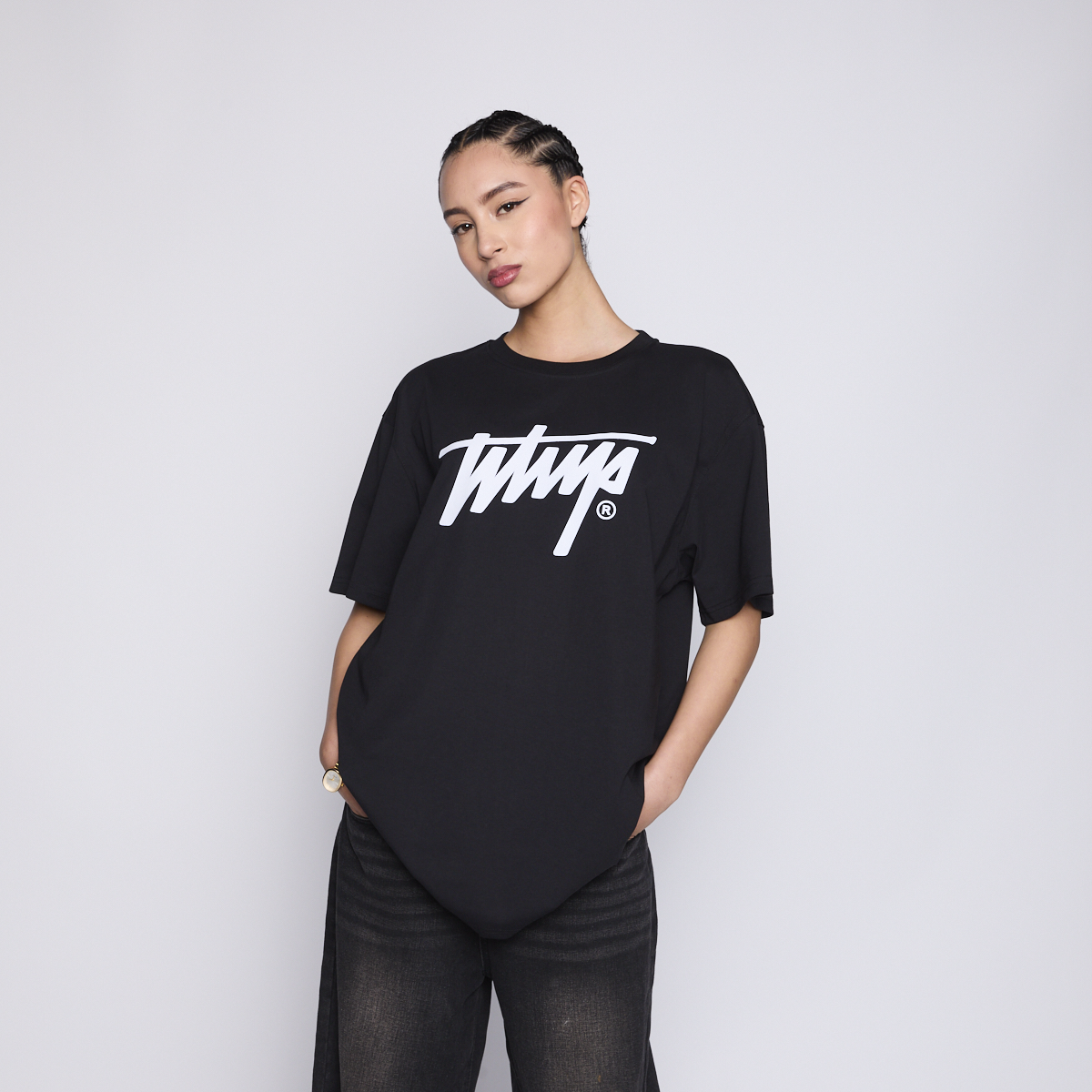 POLERA WHATUP ICON LOGO BLACK WHITE - 4