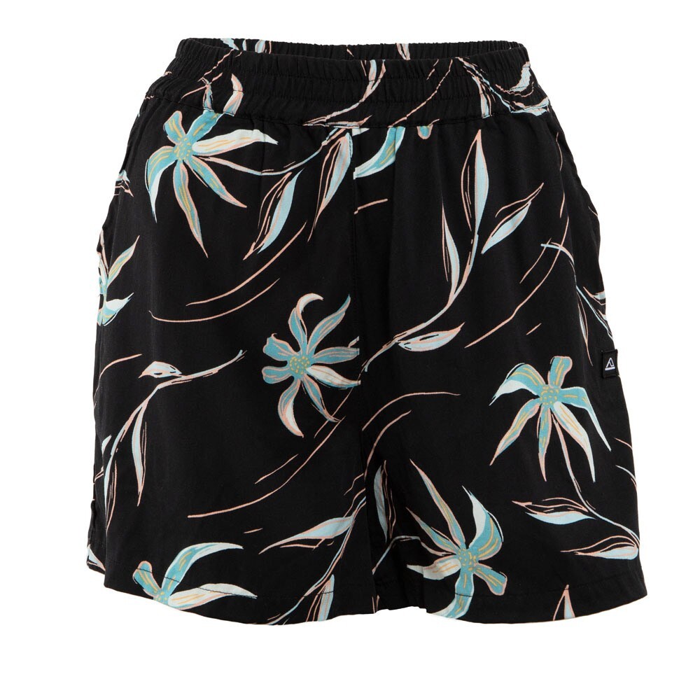 SHORT KIDS REGULAR FIT LEAVES BLACK - 1