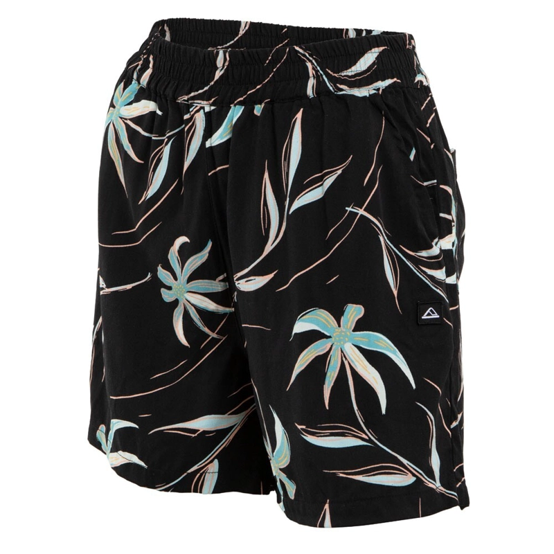 SHORT KIDS REGULAR FIT LEAVES BLACK - 2