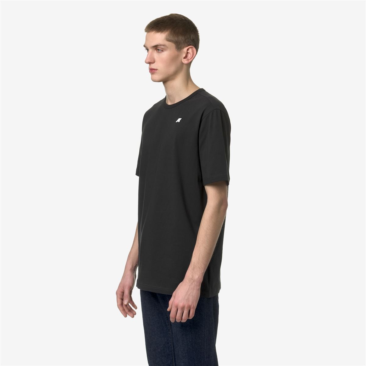 POLERA K-WAY MEN ADAME STRETCH BLACK PURE - 3