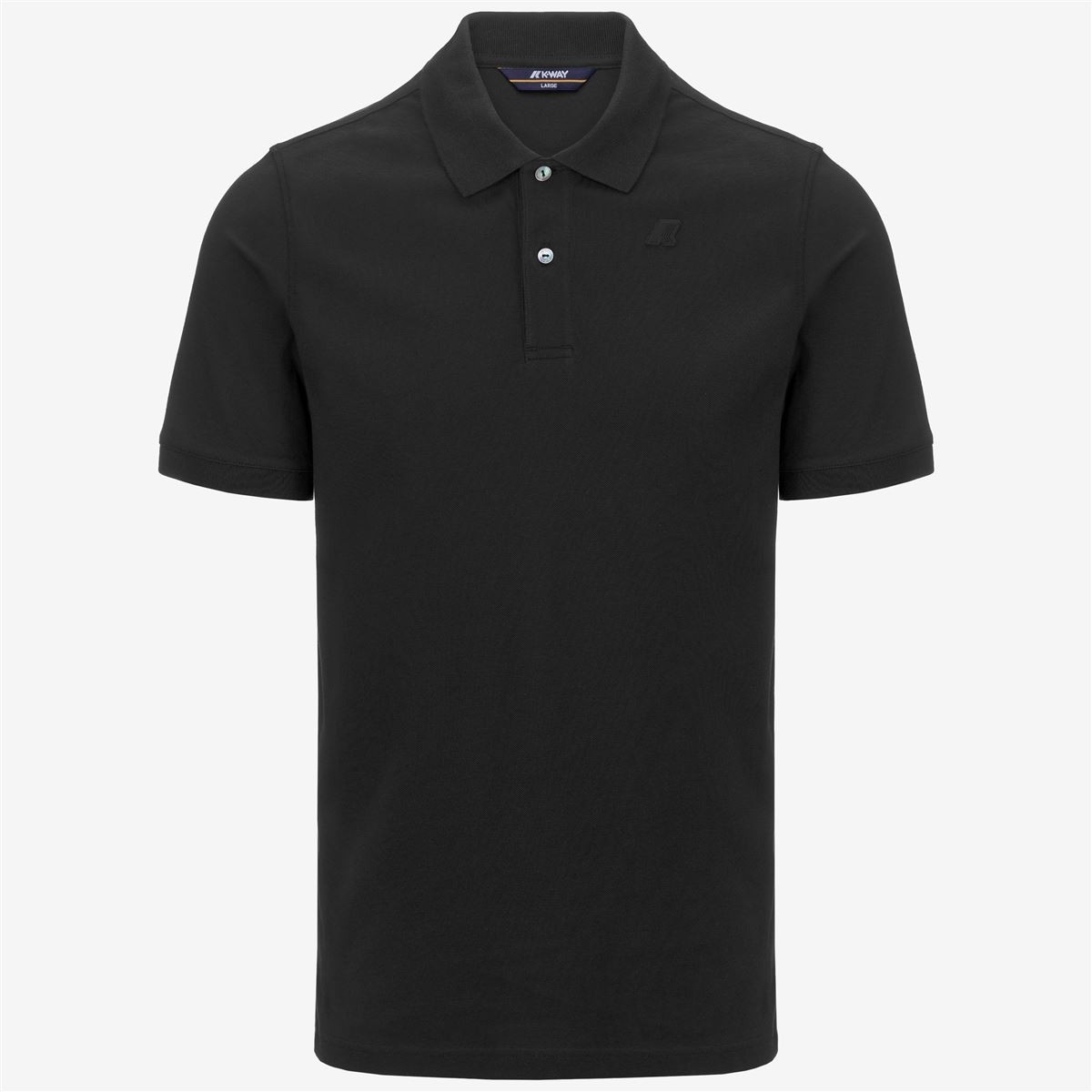 POLERA K-WAY MEN AMEDEE PIQUE BLACK PURE - 1