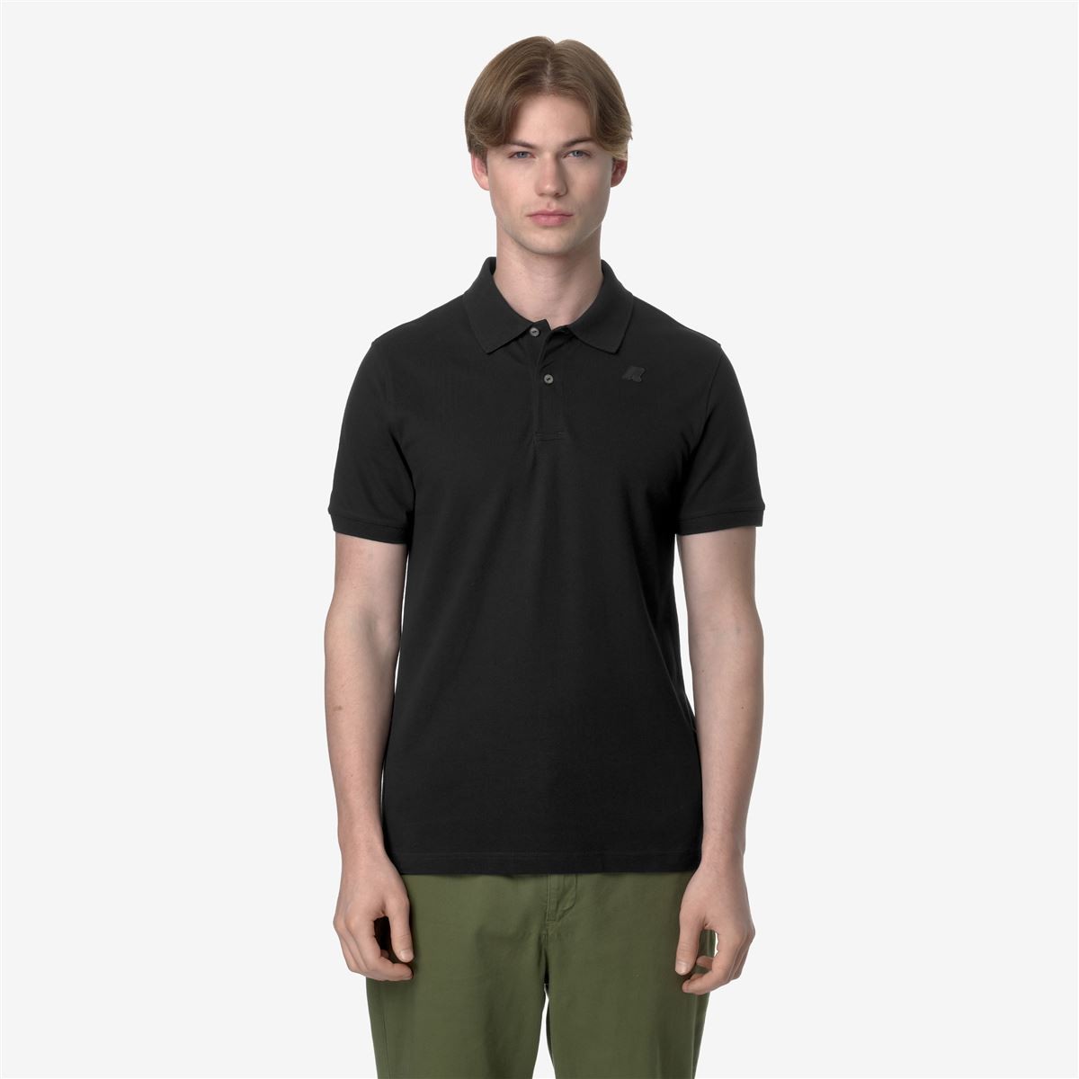 POLERA K-WAY MEN AMEDEE PIQUE BLACK PURE - 2