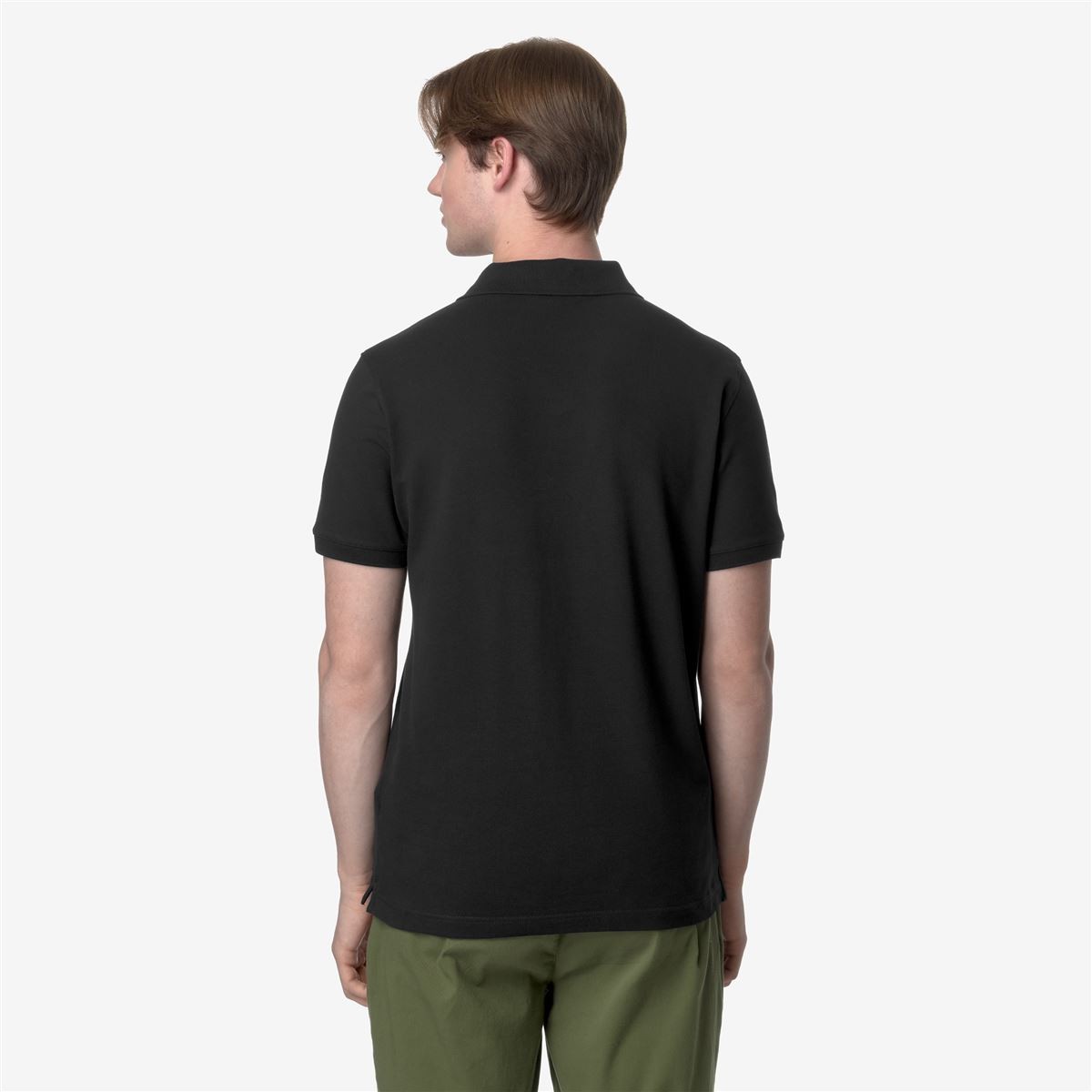 POLERA K-WAY MEN AMEDEE PIQUE BLACK PURE - 4