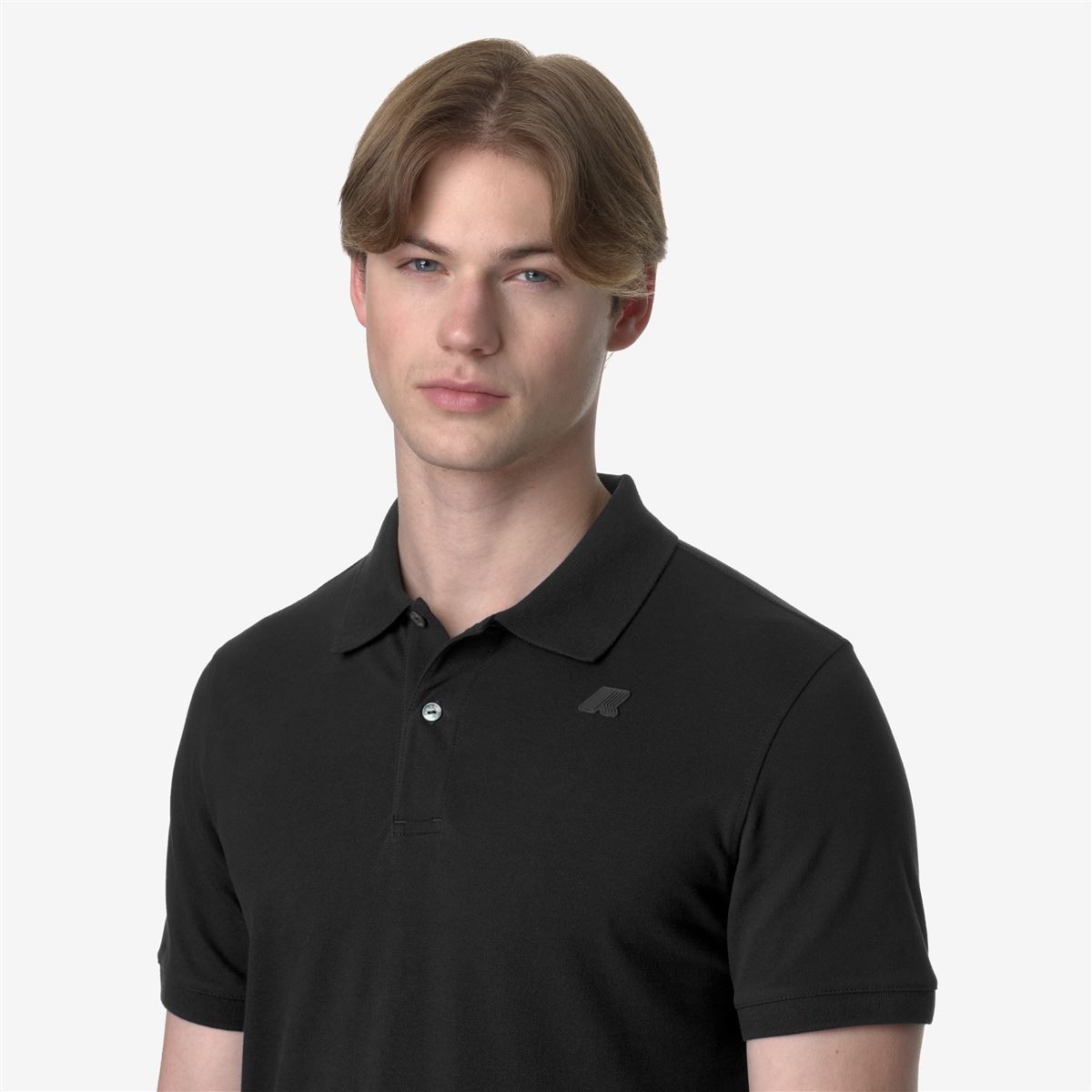 POLERA K-WAY MEN AMEDEE PIQUE BLACK PURE - 5