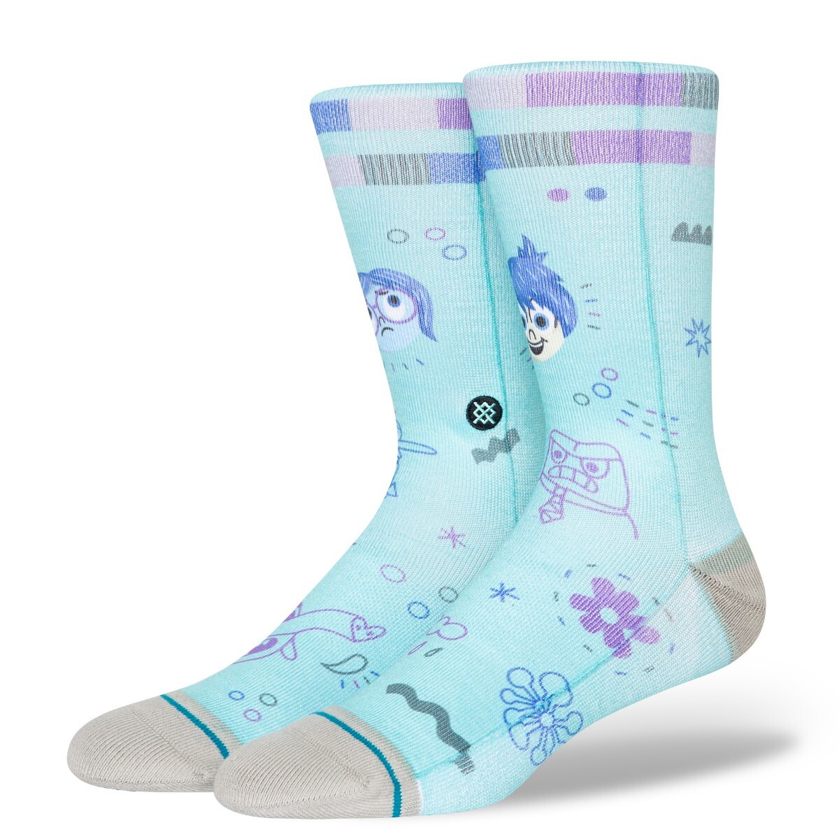 STANCE SOCK MEN INSIDE OUT BY BUBNIS GREEN - 1