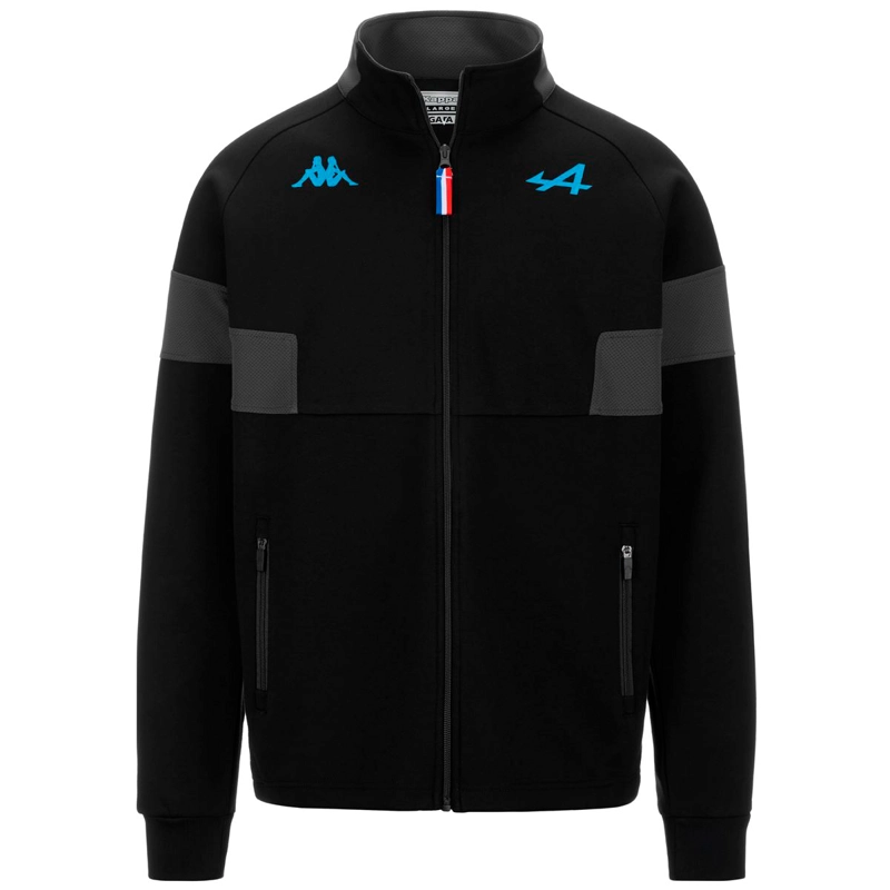 CHAQUETA KAPPA MEN SUPPORTER ADOFRE ALPINE F1 BLACK GREY - 1