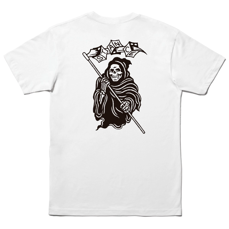 POLERA STANCE HIGH ROLLER WHITE - 2