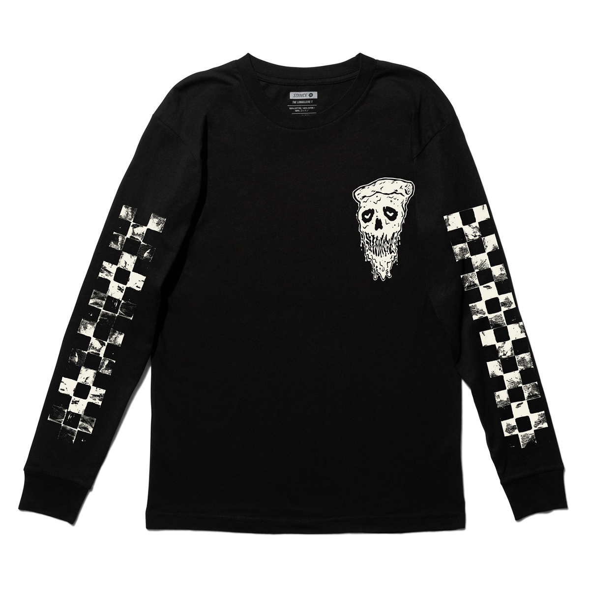 POLERA STANCE MANGA LARGA HOT AND FRESH BLACK - 1