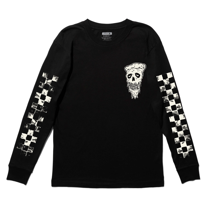 POLERA STANCE MANGA LARGA HOT AND FRESH BLACK - 1