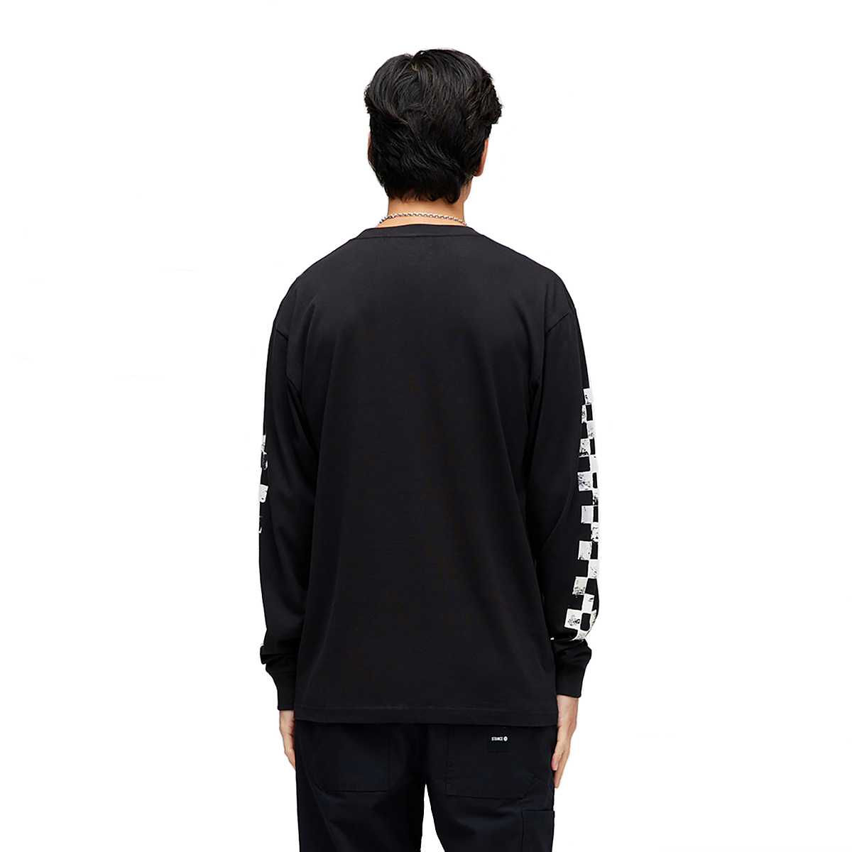 POLERA STANCE MANGA LARGA HOT AND FRESH BLACK - 3