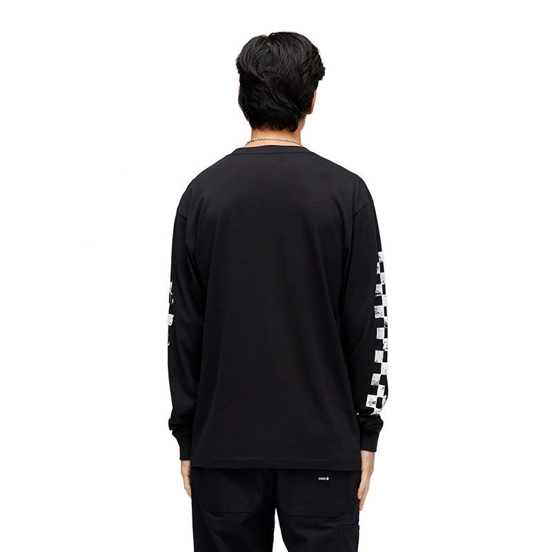 POLERA STANCE MANGA LARGA HOT AND FRESH BLACK - 3