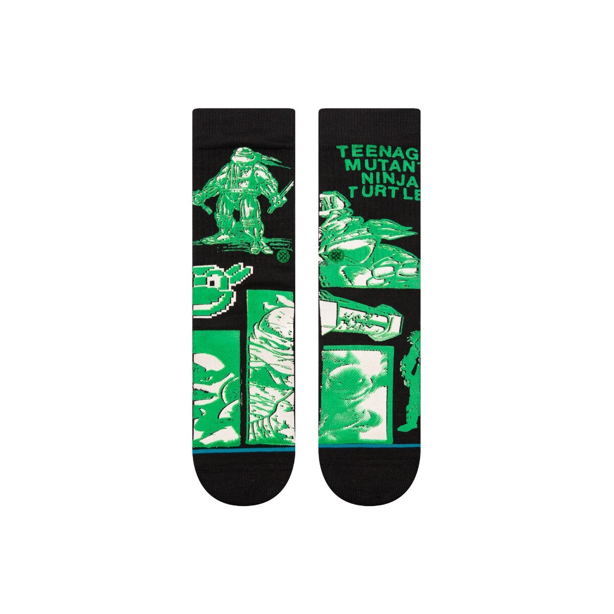 STANCE SOCK KIDS TEENAGE MUTANT NINJA TURTLES BLACK - 2