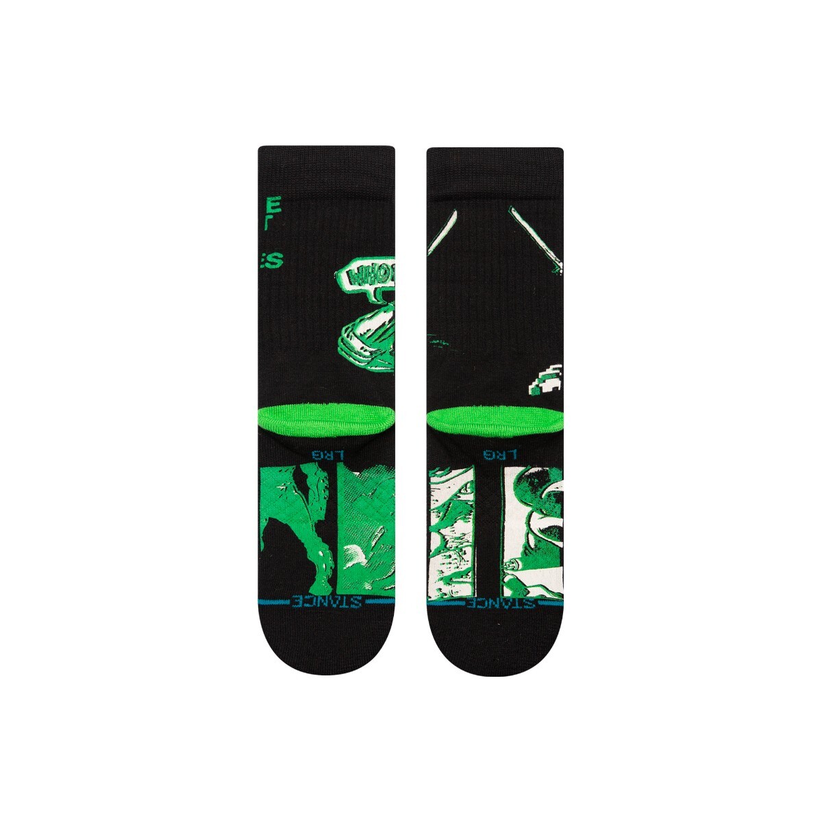 STANCE SOCK KIDS TEENAGE MUTANT NINJA TURTLES BLACK - 3