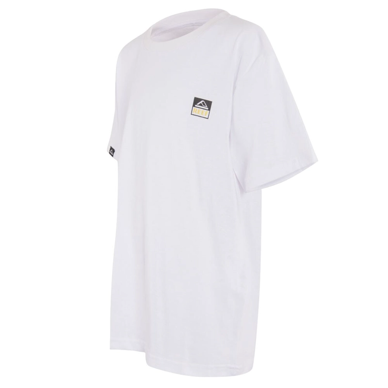 POLERA KIDS WHITE LOGO BLACK BACK - 2