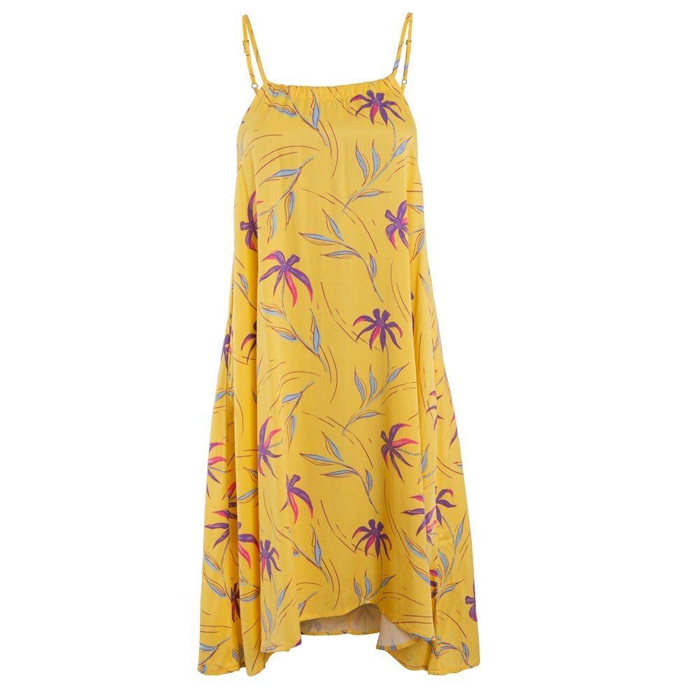 VESTIDO KIDS LEAVES YELLOW - 1