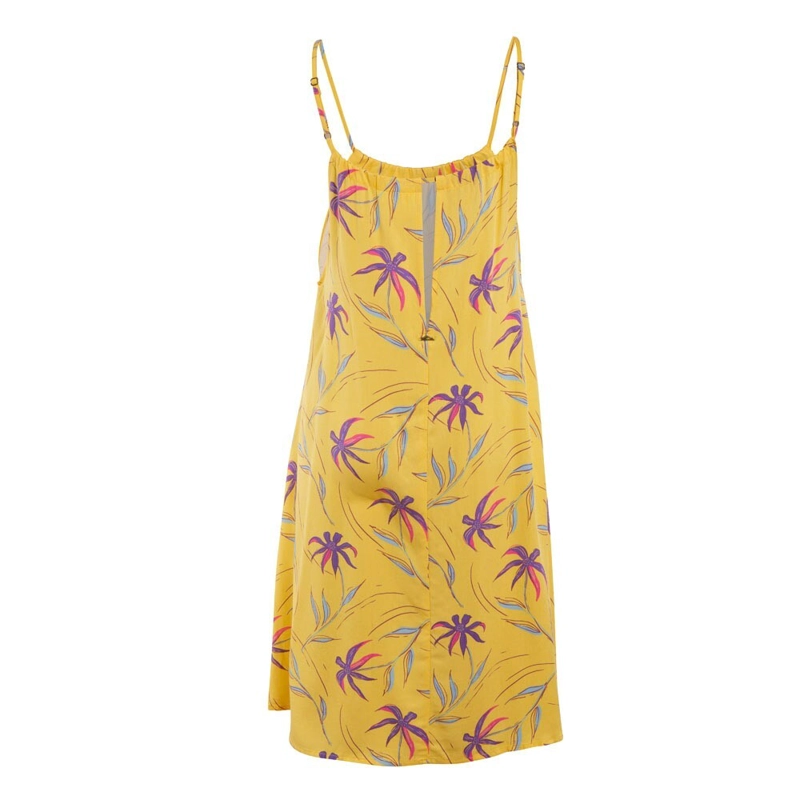 VESTIDO KIDS LEAVES YELLOW - 3