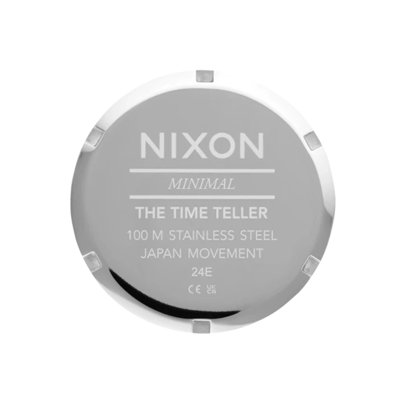 RELOJ TIME TELLER LEATHER SILVER CLOUD INDIGO - 5