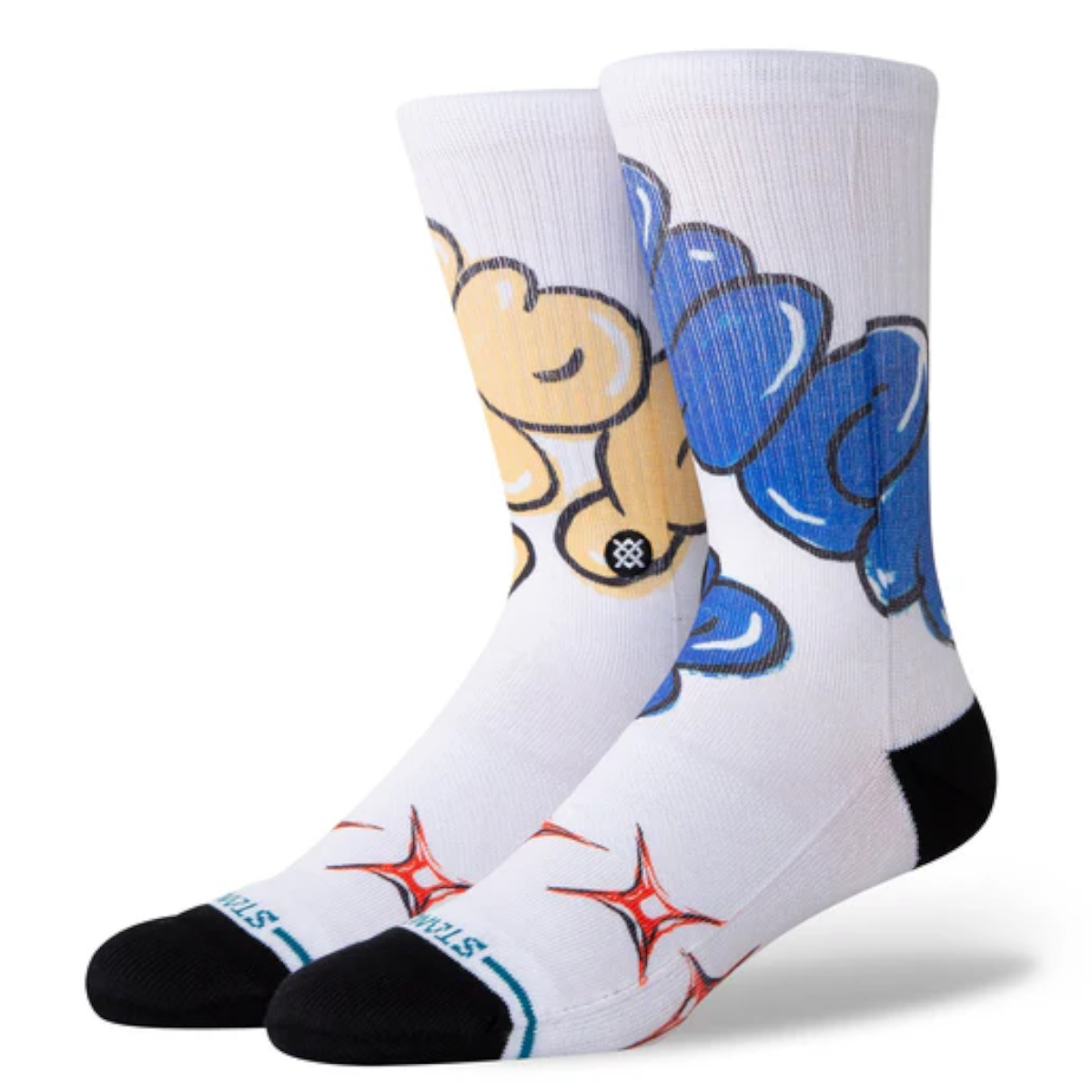 STANCE SOCK MEN TRYIN SUCKER CREW WHITE - 1