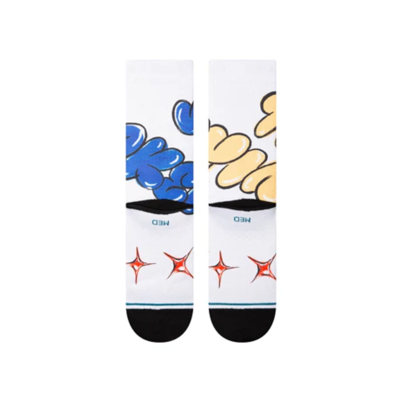STANCE SOCK MEN TRYIN SUCKER CREW WHITE - 3