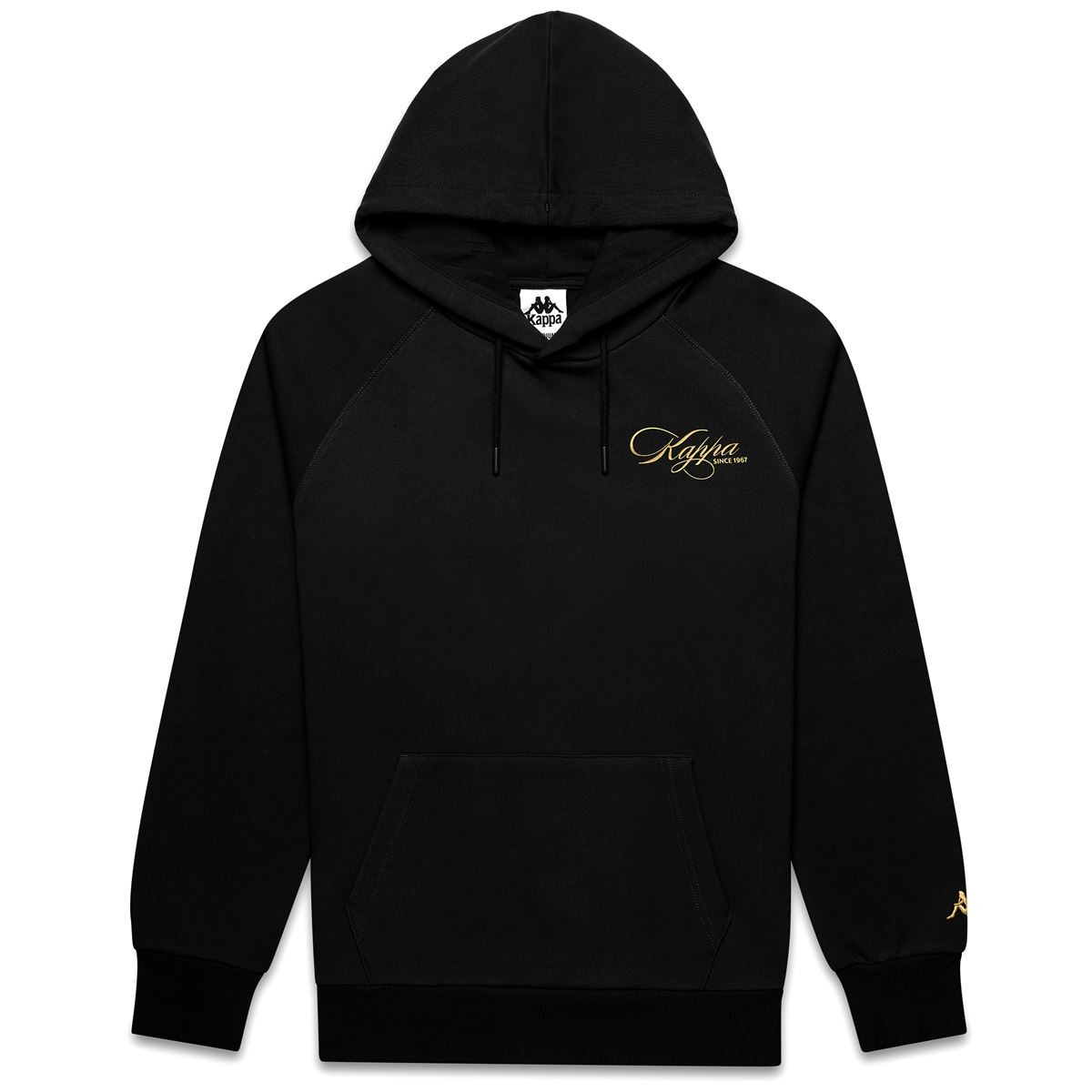 POLERON KAPPA MEN AUTHENTIC OVERSIZE NILUFER BLACK YELLOW GOLD RICK - 1