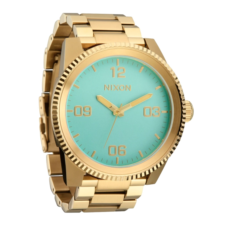 RELOJ NIXON CORPORAL GOLD TURQUOISE GOLD - 2