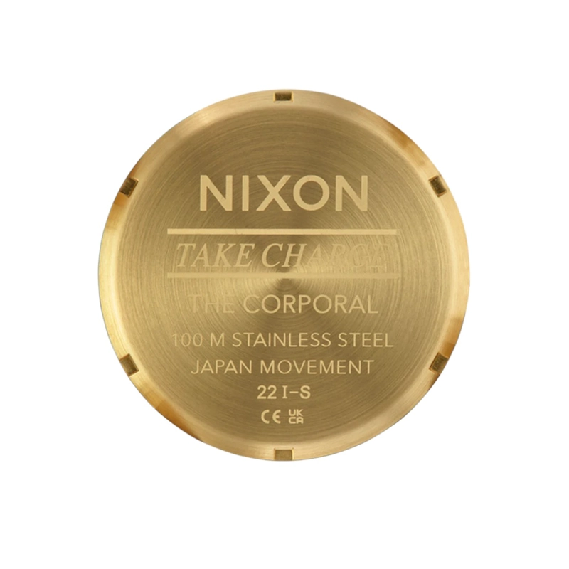 RELOJ NIXON CORPORAL GOLD TURQUOISE GOLD - 5
