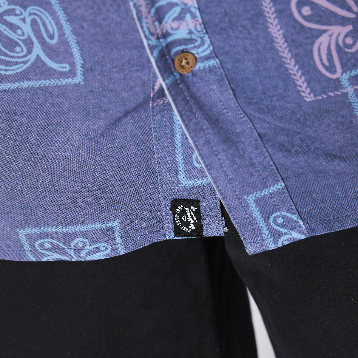 CAMISA REEF KIDS AZUL FIGURAS - 8