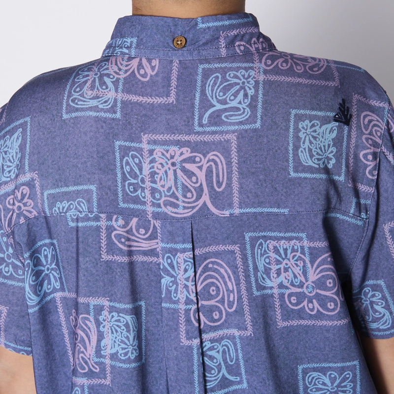 CAMISA REEF KIDS AZUL FIGURAS - 9