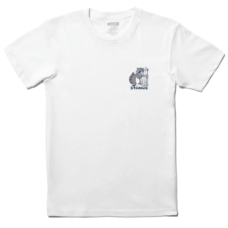 POLERA STANCE TRASH TO TREASURE WHITE - 1